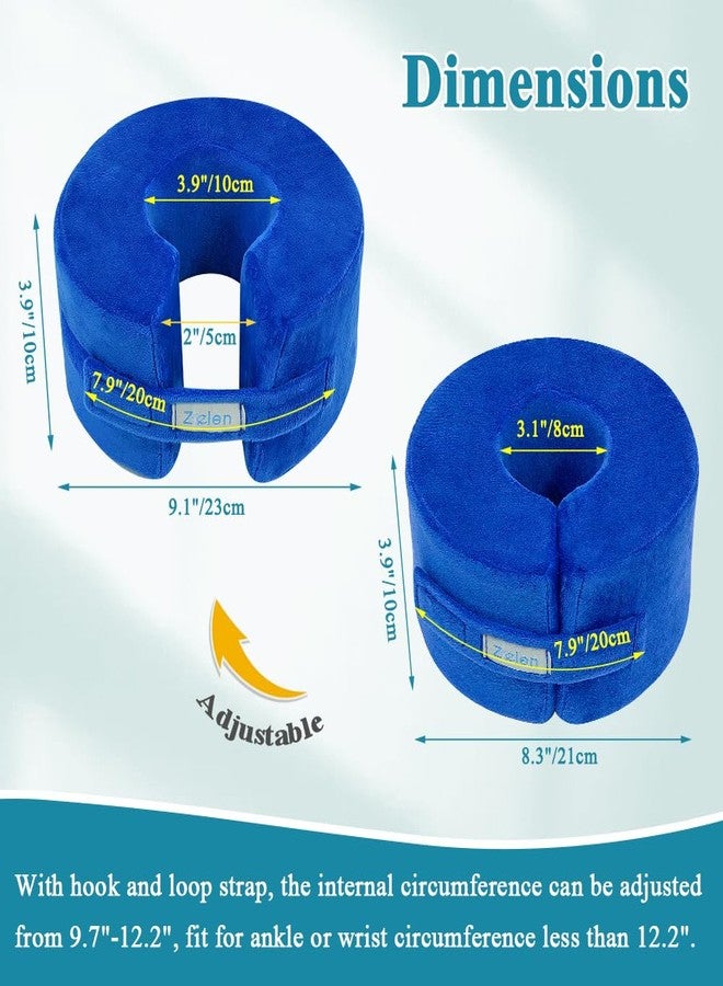 Zelen Heel Protector for Pressure Sores Foot Elevation Pillow Ankle Protector Wedge Heel Protector Cushion for Bed Sores Foot Support Pillow for Sleeping Ulcer Elevated Foam (Medium, 1 PCS) - Image 2
